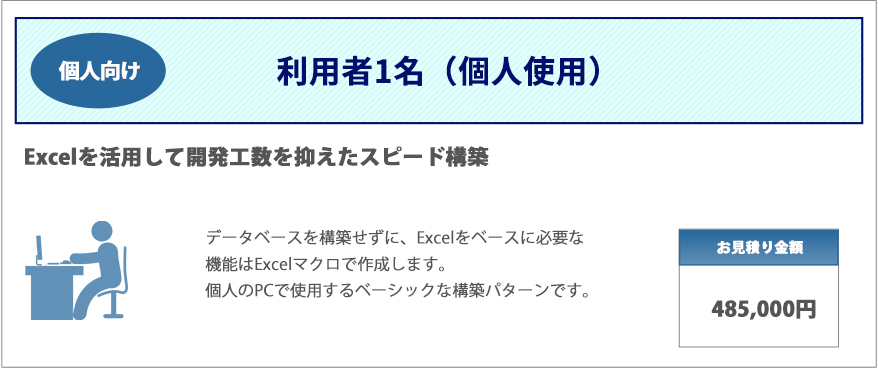 EXCELを活用して開発工数を抑えたスピード構築